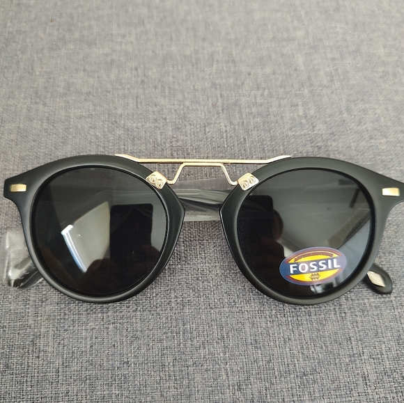 FOSSIL 46mm Round Sunglasses - Picture 3 of 4